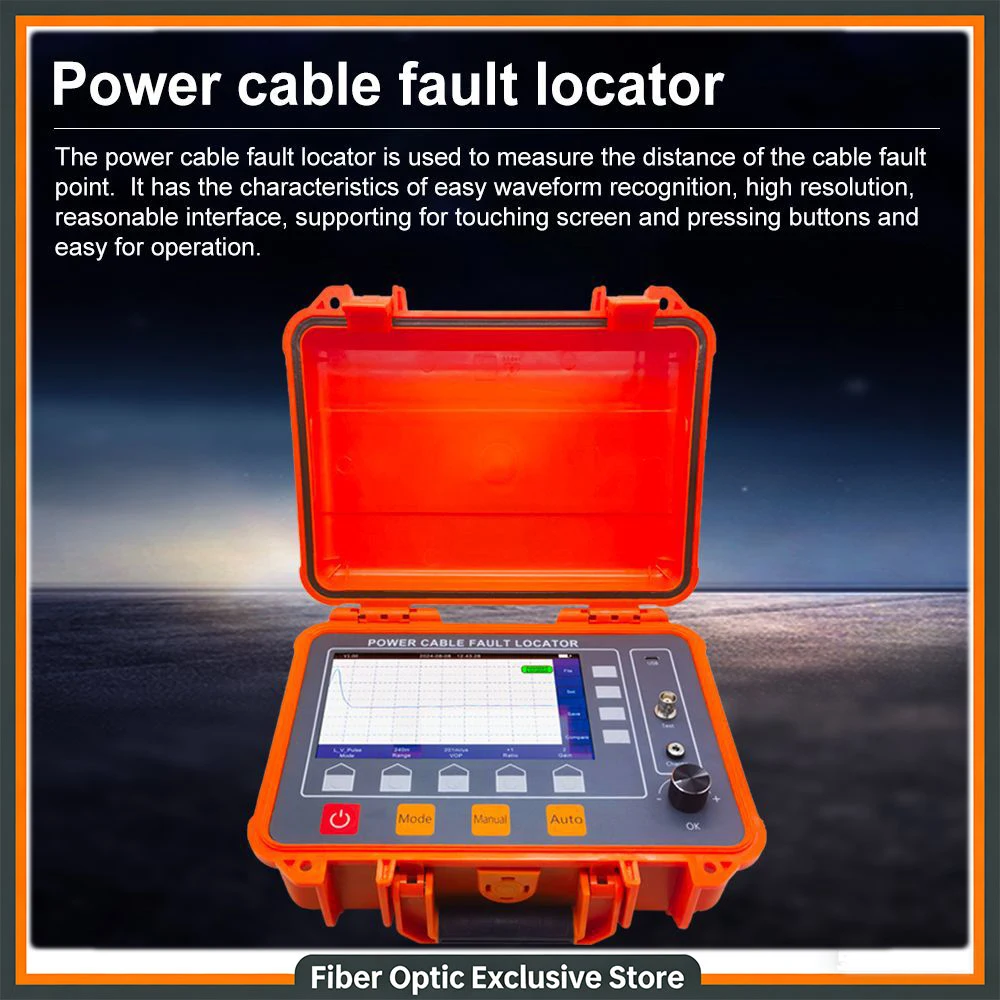 Power Cable Fault Locator T-800 Series Cable Fault Range Finder T-805: TDR+pulse current+intelligent bridge,8km 16km 32km 64km