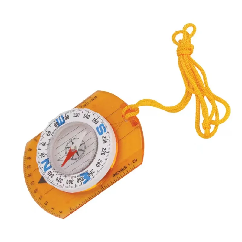 Orienteering Compass Waterproof Hiking Backpacking Compass Map Reading Camping Navigation-Professional Field for Scout Kids