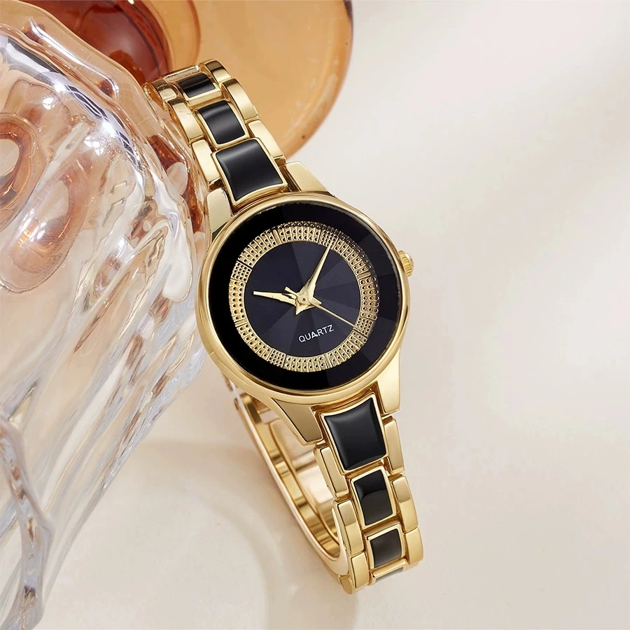 New Fashion Luxury Woman Bracelet Watch Ladies High Quality Wristwatch Women Crystal Stainless Steel Quartz Watches Reloj Mujer