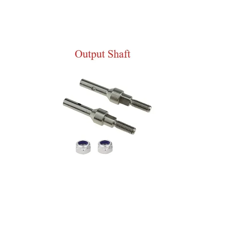 Front Axle CVD Rear Axle Wheel Axle Strengthen and Harden for Hyper GO MJX 1/18 H18P RC Car Metal Upgrade OP Accessories Parts