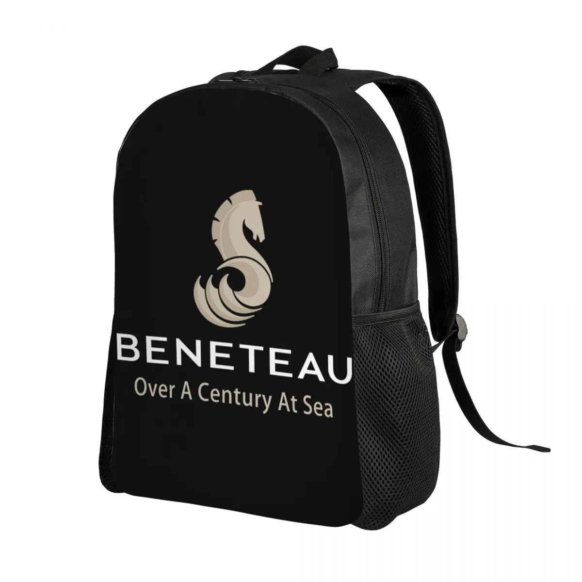 Custom 3D Printing Beneteau Sailboat Sailing Yacht Backpack School College Travel Bags Men Women Bookbag Fits 15 Inch Laptop