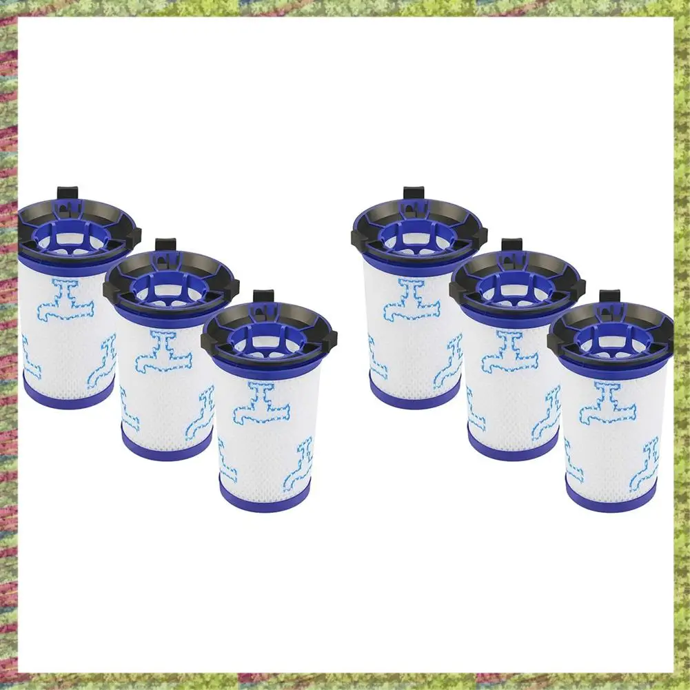 ABKB 6 Pcs Vacuum Cleaner Accessory Filter For ZR009001 Parts Replacement Rowenta Air Force 360 X-Pert RH9015WO
