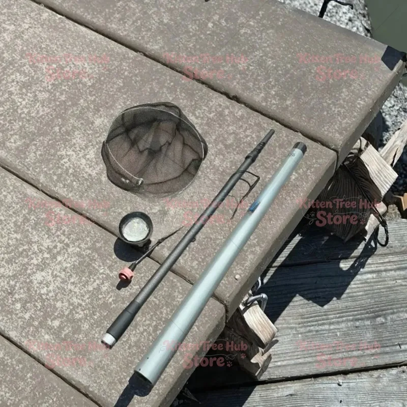 Suitable for  4.2 Meters 5000/9000 Watts Aluminum Alloy Ultra-light Fishing Tool Electric Automatic Telescopic Fishing Net