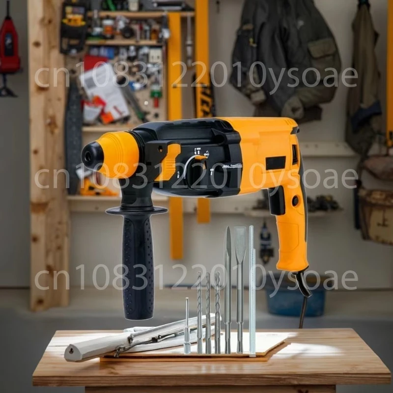 3 in 1 Wired Operation Rotary Pickaxe Hammer Drill Powerful Versatile Power Tool