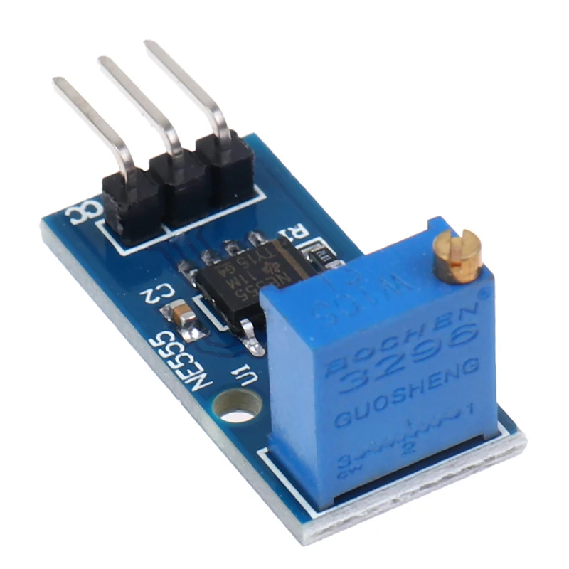 1pc 5V-12V NE555 Frequency Adjustable Pulse Generator Module NE555 Chip 3*1.5cm New