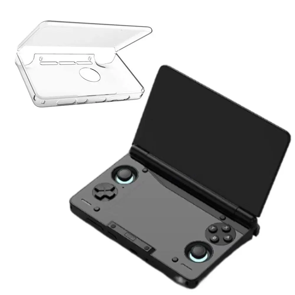 

For AYN THOR Game Console TPU Case Storage Bag Portable THOR Flip Transparent Protective Soft Case Shell Grip