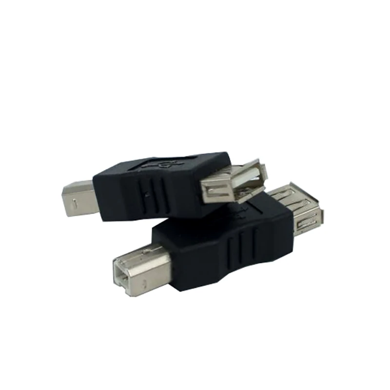1PCS High Speed USB 2.0 Type A Female To Type B Male USB Printer Scanner Adapter Data Sync Coupler Converter Connector