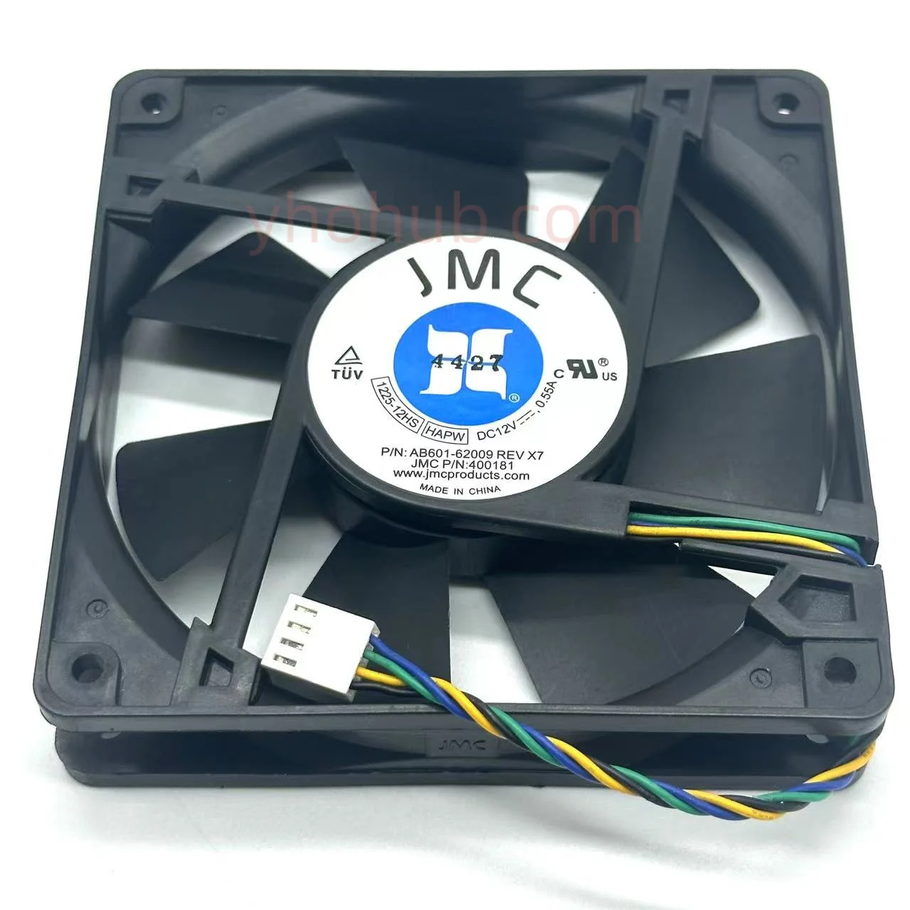 

JMC 1225-12HS DC 12V 0.55A 120x120x25mm 4-Wire Server Cooling Fan