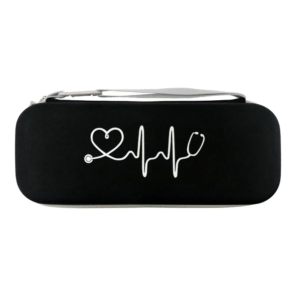 

Double-deck Stethoscope Storage Bag Hard Shell Shockproof Stethoscope Protection Bag Multi-function Mesh Pockets