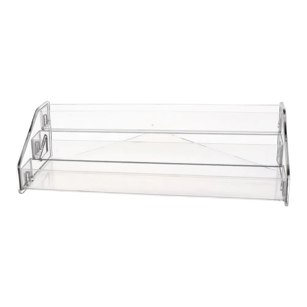 Clear for acrylic Ladder Display Rack Designed for Compact Vertical Storage While Maintaining Full Visibility of Displayed Items