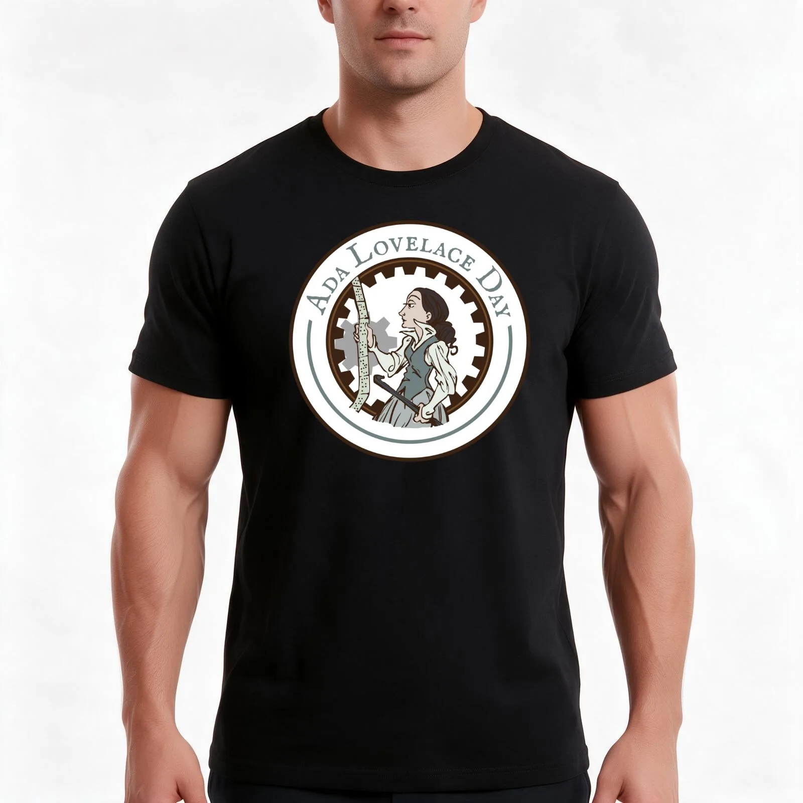 Ada Lovelace Day T-Shirt Summer Casual Cotton Tee Oversized Streetwear Tops Vintage Graphic Print Loose Fit Short Sleeve
