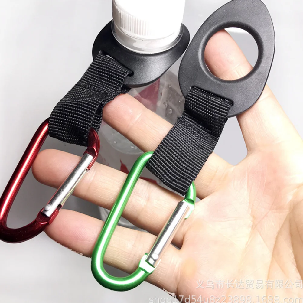 

10Pcs Water Bottle Buckles Portable Clip Carabiner for Hiking Camping Backpack Travel Outdoor Use Water Bottle Hook