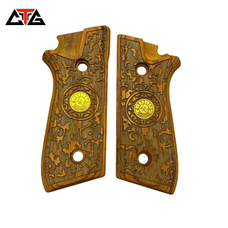 

CTG High Quality TAURUS PT 92 Grips Handmade From Wood Grips