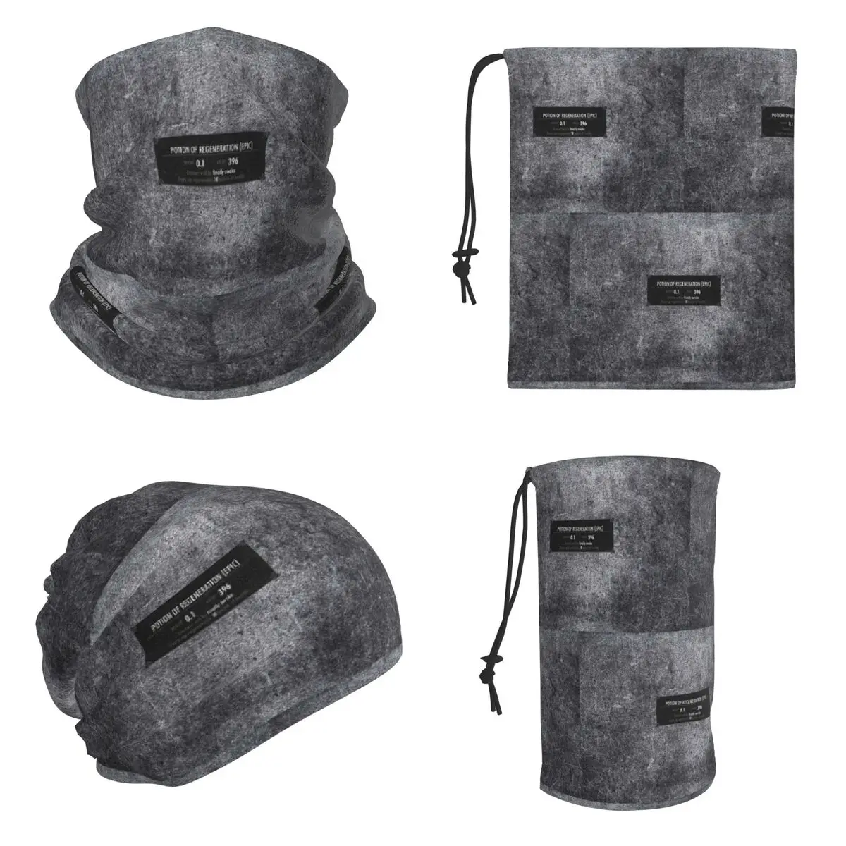SKYRIM - Elder Scrolls - Dragonborn Bandana Neck Cover Printed Wrap Scarf Multifunction Headband Unisex Adult Windproof