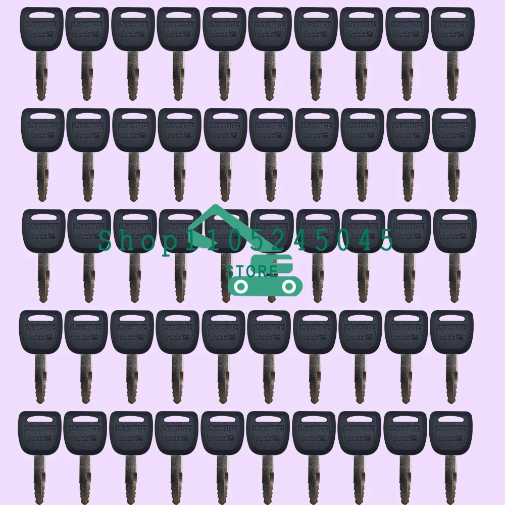 Brand New Excavator Ignition Starting Key (50PCS) Side Door Key for LISHIDE SC60/70/80/130/160/200/210/220/270/360-6/-7/-8