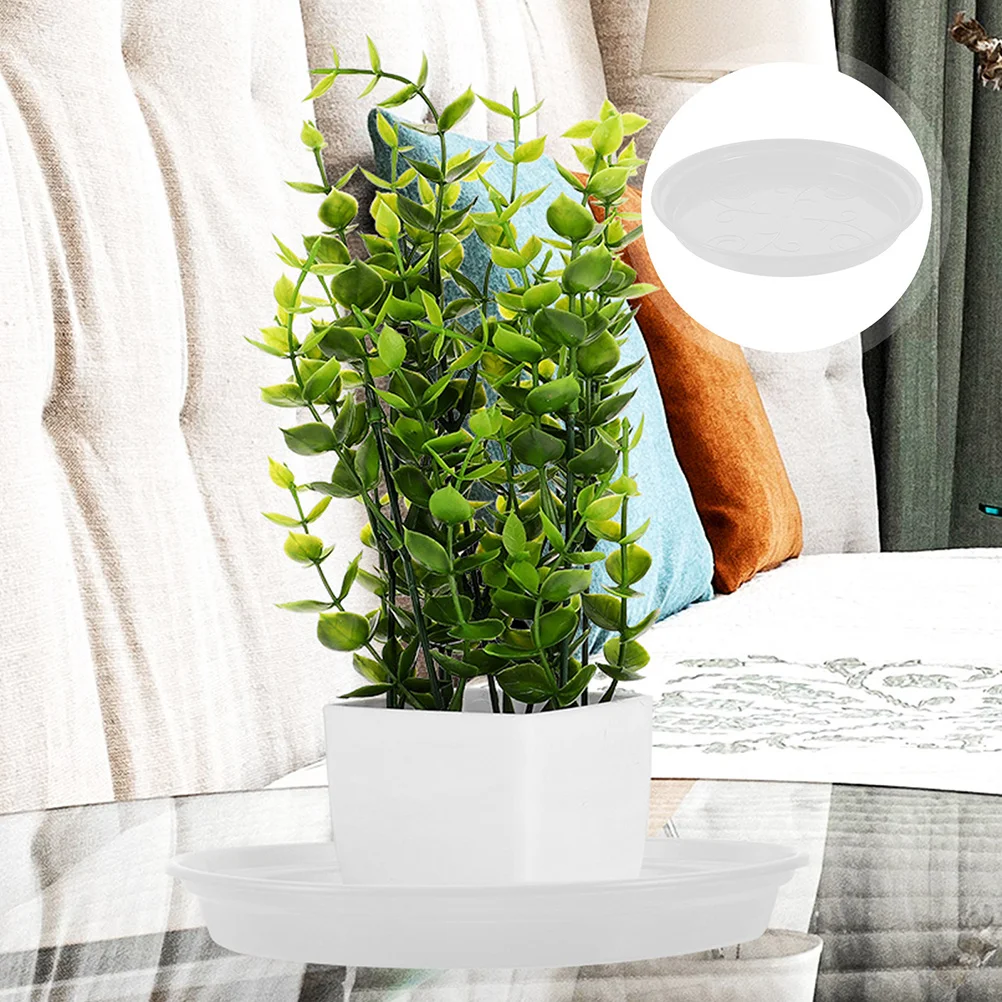 

12Pcs Round Plant Saucer Tray Heavy Duty Flowerpot Base for Potted Plants Leak Proof Water Catcher Gardening Supplies