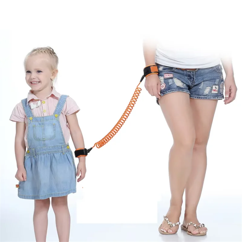 Simple Solid Color Children Anti Loss Traction Rope Babies Universal Outdoor Safety Wristband High-quality Kids Traction Belt