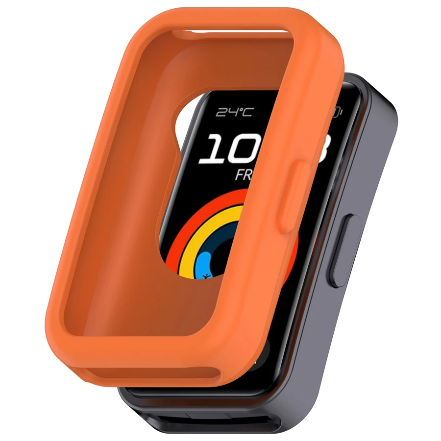 Zachte siliconen TPU hoesje voor Huawei Band 10 9 8 Smartwatch band scherm beschermer bumper voor Huawei Band 10 Band 8 9 hoesje shell