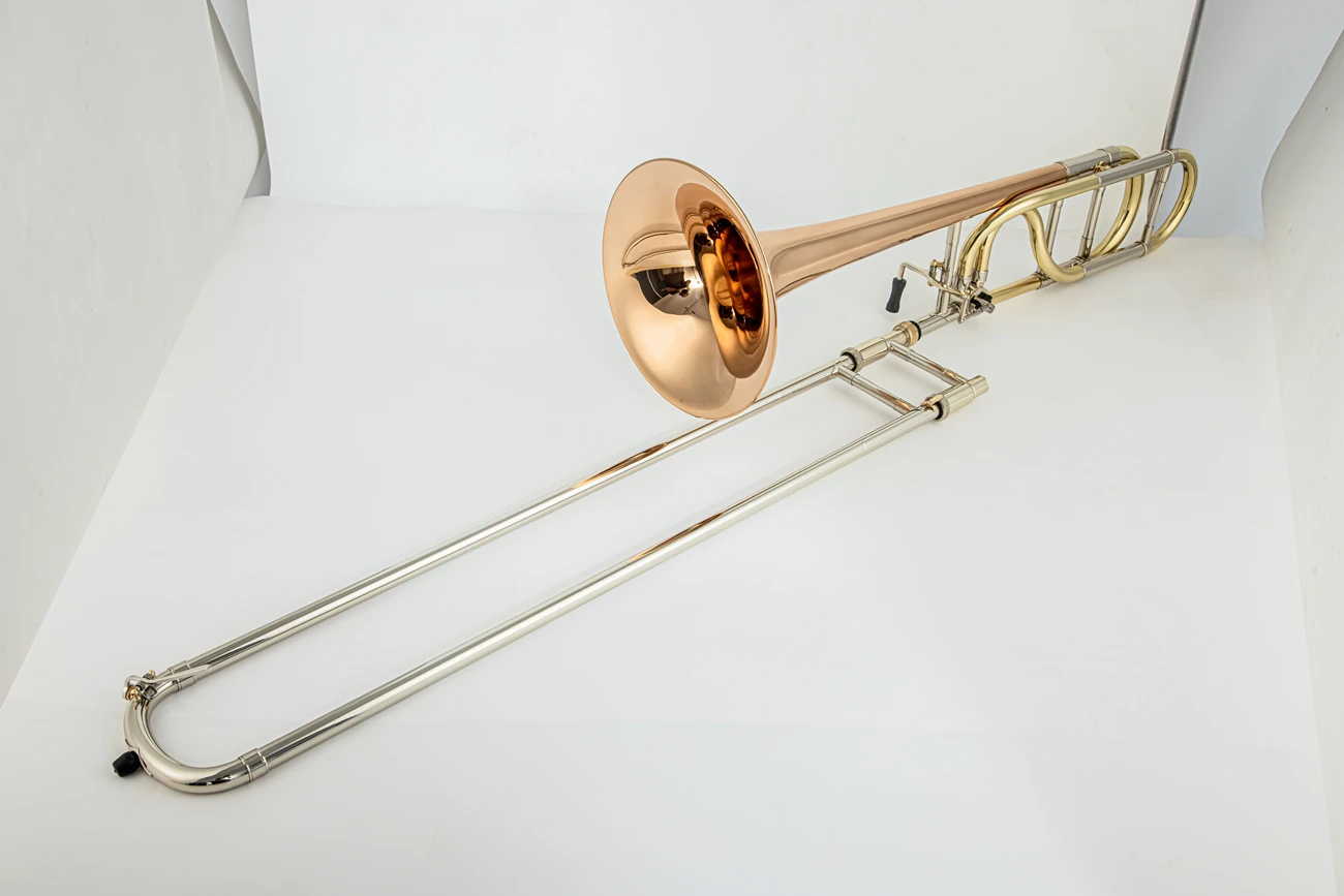 Bach Logo BB-F# Tuning Trombone Phosphorus Copper Material Playing Jazz Instrument With Case