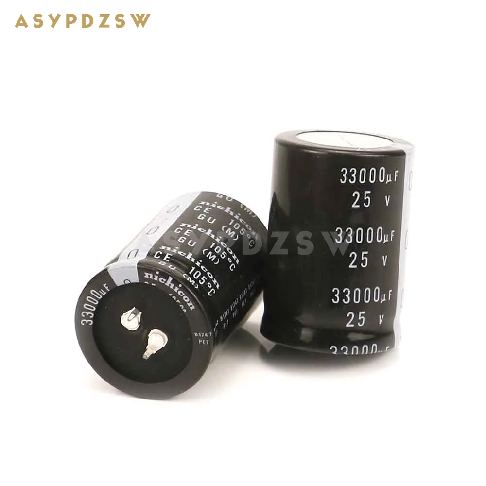 

2 PCS Nichicon 33000uF/25V 35*45 Power amplifier Audio electrolytic capacitor