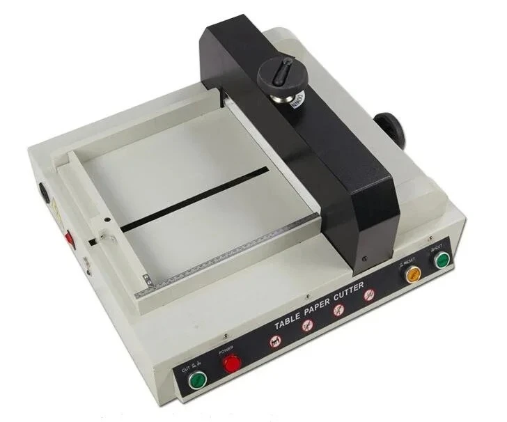 

Heavy Duty A4 Size Desktop Automatic Electronic Paper Cutter Stack Paper Cutter