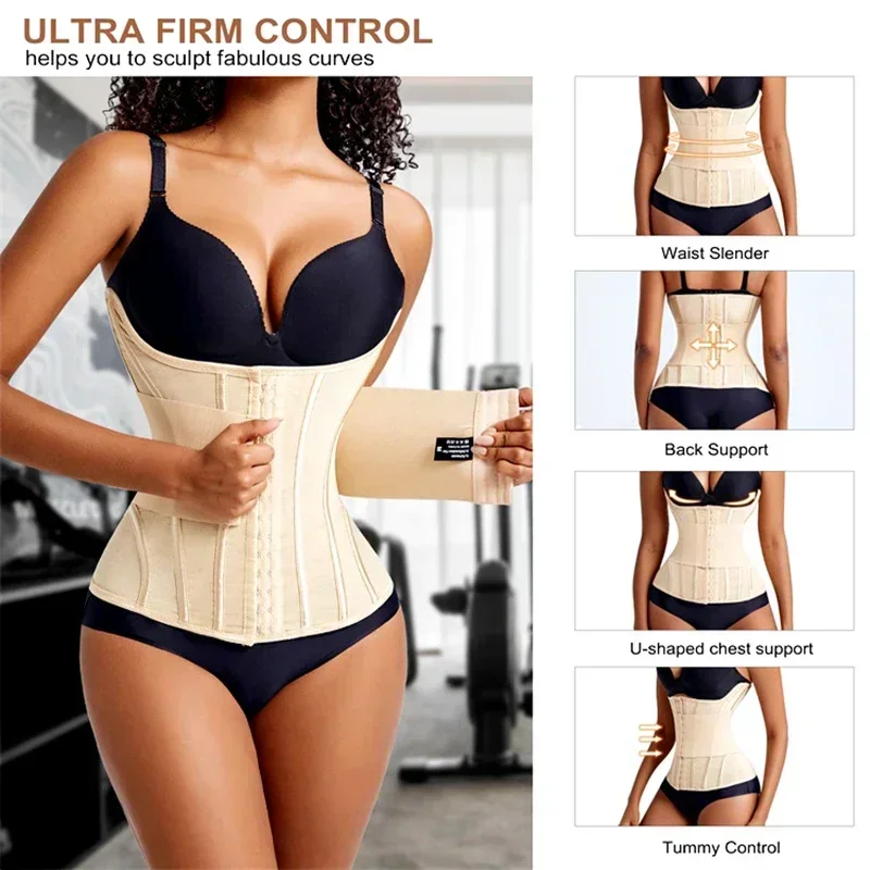 AfruliA XXXS Taille Trainer Korsett Bindemittel Wrap Abnehmen Mantel Gürtel Flache Bauch Band Body Shaper Fajas Kolumbianischen Gürtel Shapewear