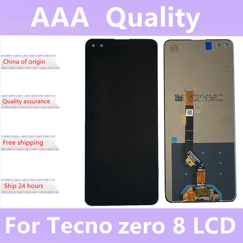 

100% Tested 6.85" Original LCD For Infinix Zero 8 / Zero 8i LCD X687 X687B Display Touch Screen Replacement Digitizer Assembly