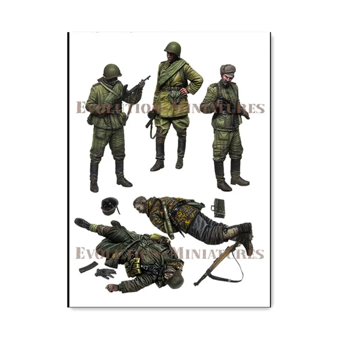 

1/35 Die-cast Resin Figure Model Puzzle Kit Resin Soldier Unpainted Free Shipping