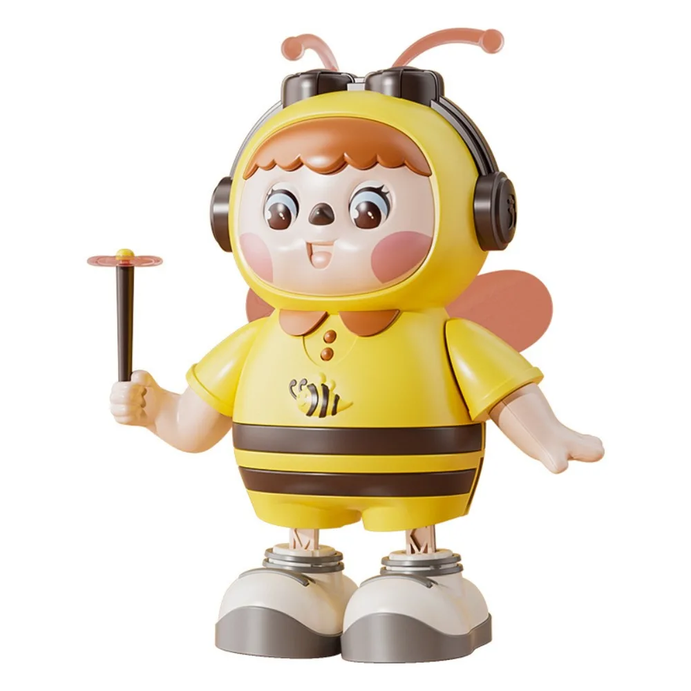 Gutta Percha Electric Bee Toy Sound Recording Music Singing Dancing Bee Toy Talking Animals Funny Children