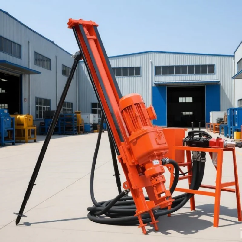 Customized Mini DTH Drilling Rig Lightweight Pneumatic 40M Depth Home Use Multi-Angle Rock Drilling High Torque Hot Sale