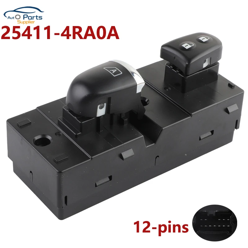 New 25411-4RA0A Power Master Window Control Switch 254114RA0A for Nissan Maxima 2016-2022