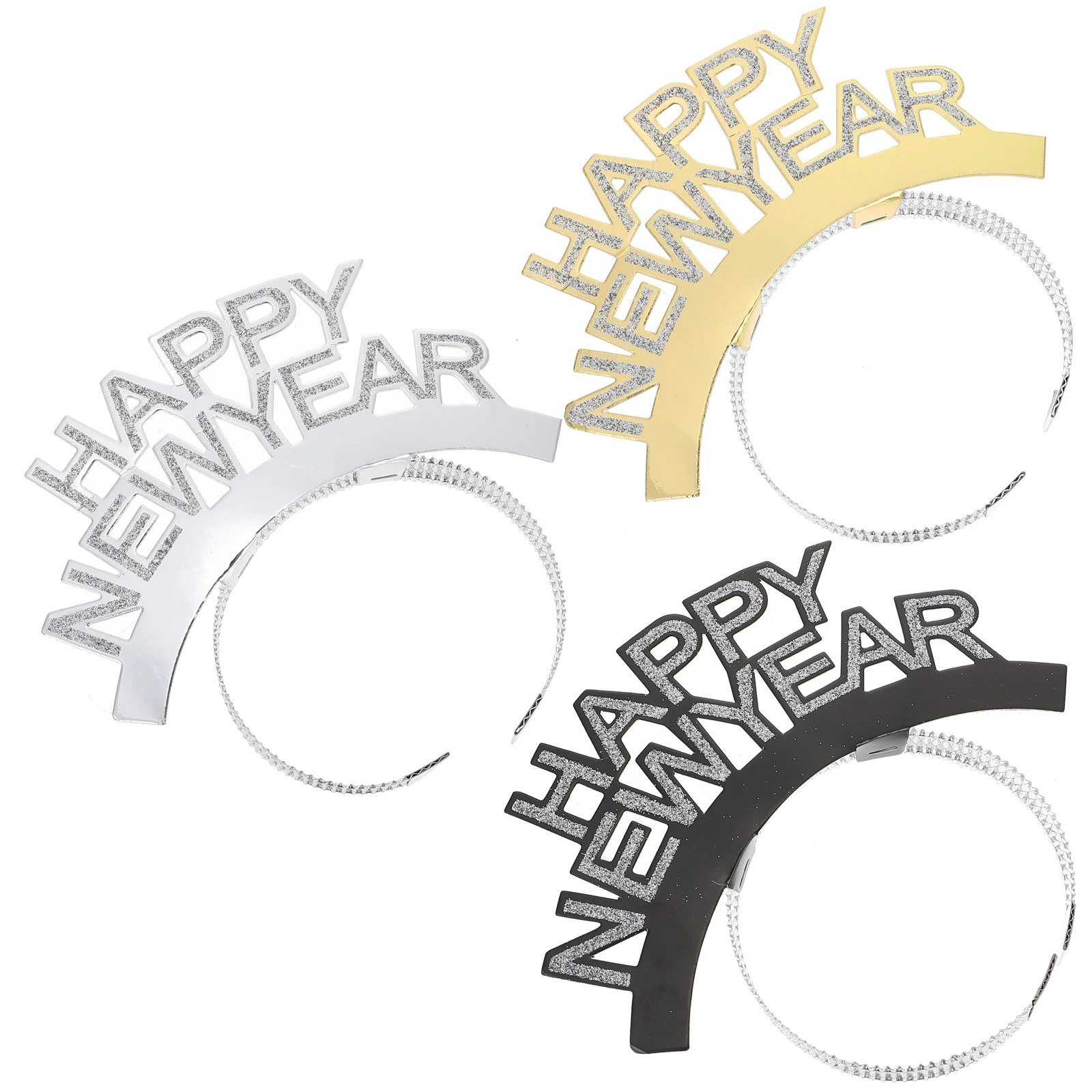 

New Year Party Headb Kids Hair Hoop Letter Accessories Supplies Premium Material Fashion Headdress