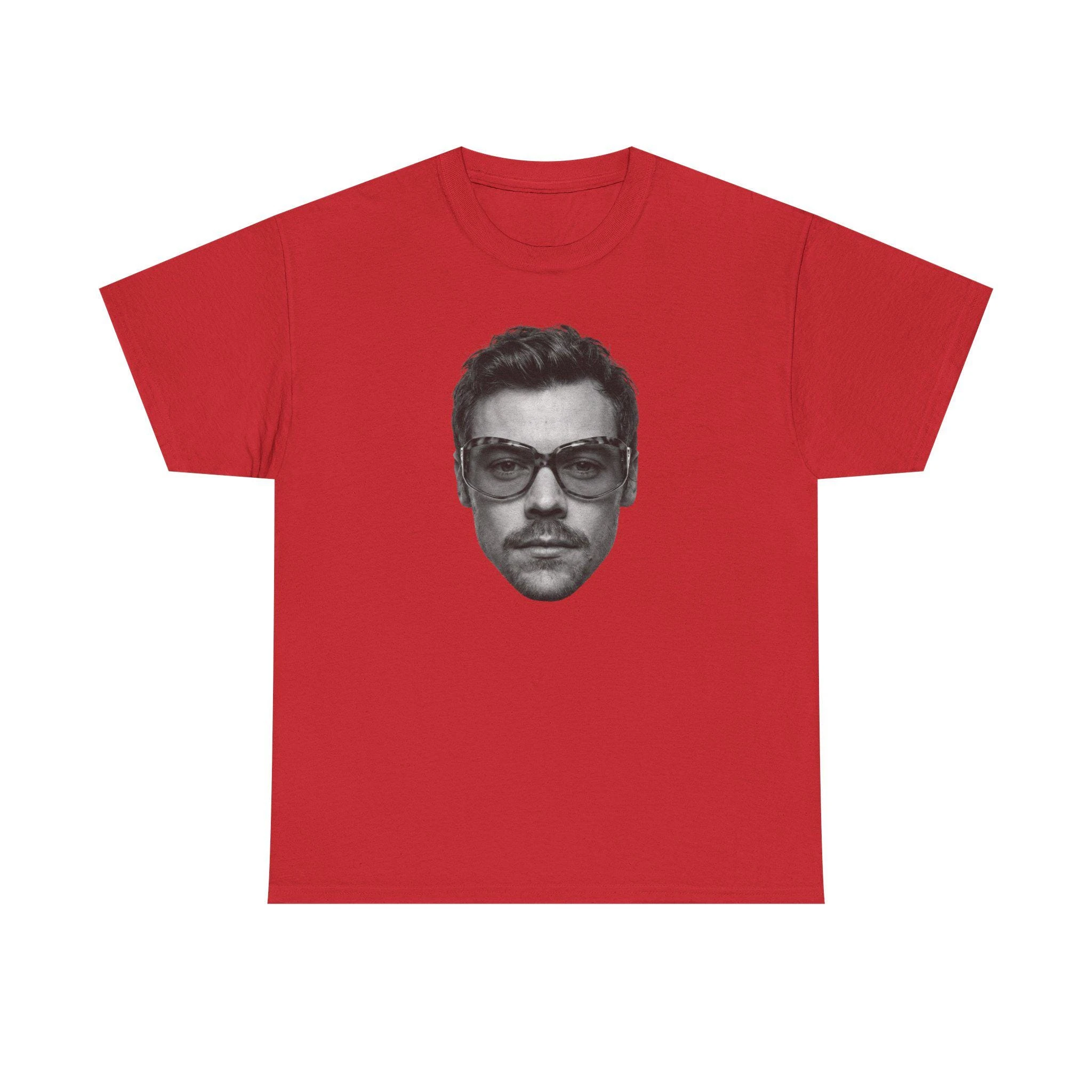 Harry Styles Brillen-T-Shirt, Vintage-Porträt-T-Shirt, 90er-Jahre Oversized-Grafik-Shirt, Pop-Musik-Konzert-Merch, Fangeschenk – Detail 2