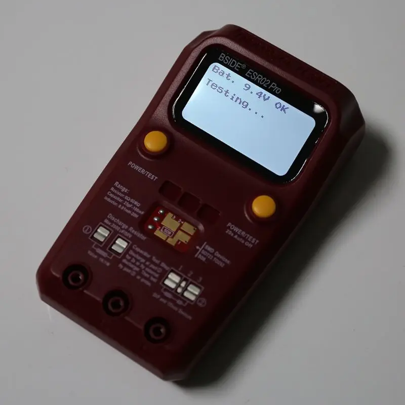 ESR02 Pro Digital Transistor Tester Inductor Capacitor Meter LCD Multimeter Transistor Tester for Diode Triode Drop Shipping