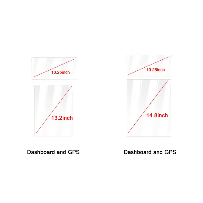 Gehärtetes Glas-Displayschutz für Chery Jaecoo J7/Chery Jaecoo 7 2023 13,2 und 14,8 Zoll Auto-GPS-Navigation und Armaturenbrett-Schutzfolie – Detail 2