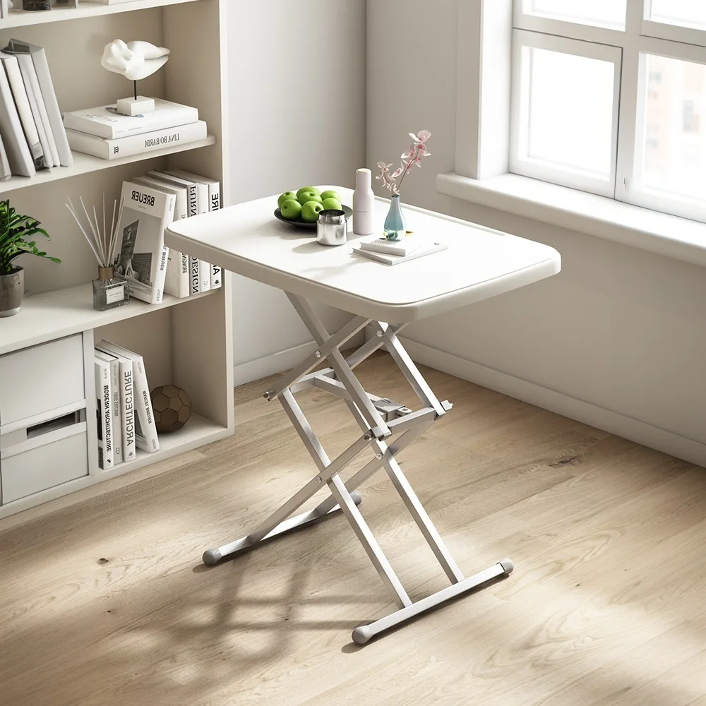 Folding table Dining table Household portable computer Simple desk Small apartment learning Lifting car