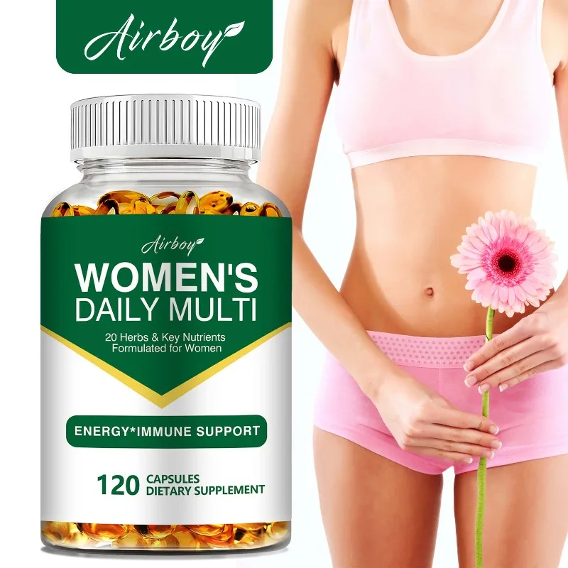 

Womens Vitamins Multivitamin - Multivitamins and Minerals To Support Heart, Brain, Immunity, Skin and Hair