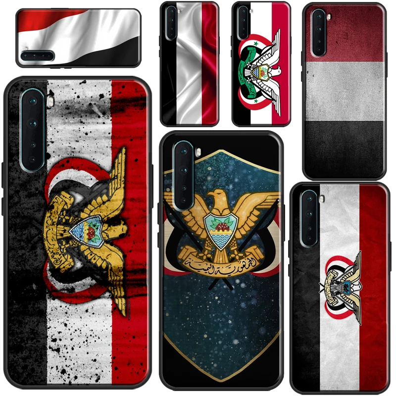 Yemen Flag Coat of Arms Case For OnePlus 9 10 Pro Nord2 8T 9R Coque For OPPO Realme 8 Pro 8i C3 C21 GT Neo 2 Master