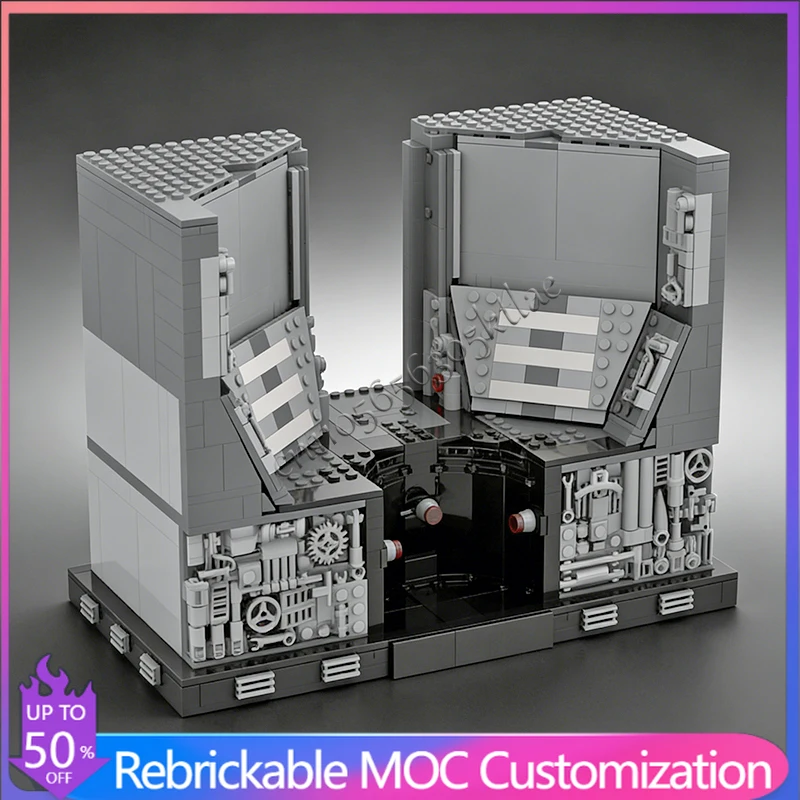 

Набор для сборки мини-диорамы 813 Parts MOC: Классическая космическая битва. Креативный конструктор для детей. Подарок на день рождения.