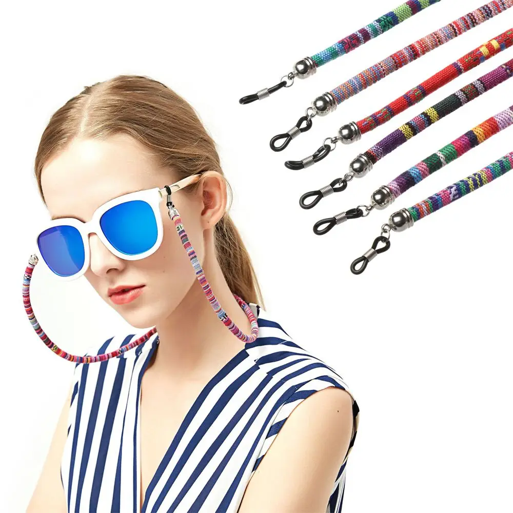 Fashion Colorful Sunglasses Chains Acrylic Beads Chain Women Reading Glasses Cord Holder Neck Strap Rope for Eyewear Accessories