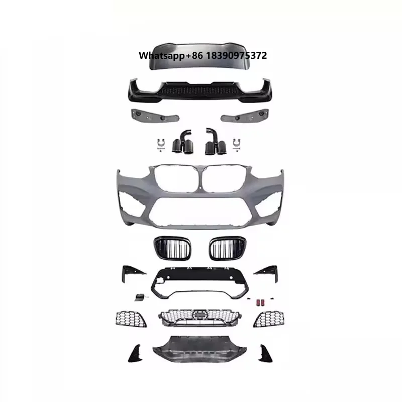 Fit for  X3 G01 2017-2020 M Bodykit X3M Style Auto Bumpers Fender Flares Side Skirts in New Condition Car Body Kit Upgrade