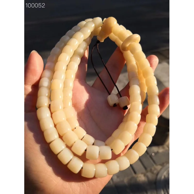 

Whale Bone • SmoothPorcelain Transparent Jadified 8 * 8mm Beads