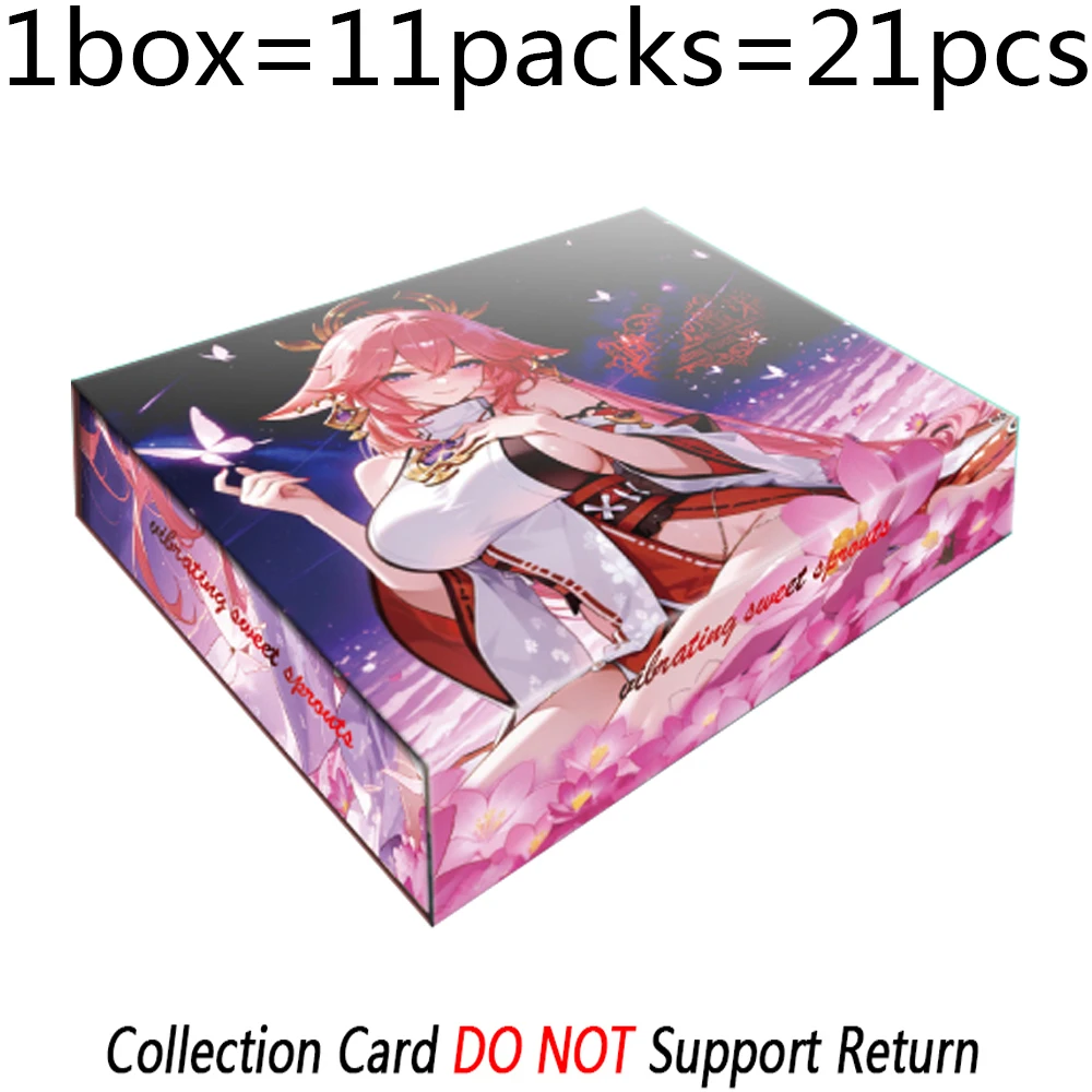 Vibranting Sweet Sprouts Collection Cards Popular Elegant and Captivating Anime Character Personality Exquisite Card Kids Gifts