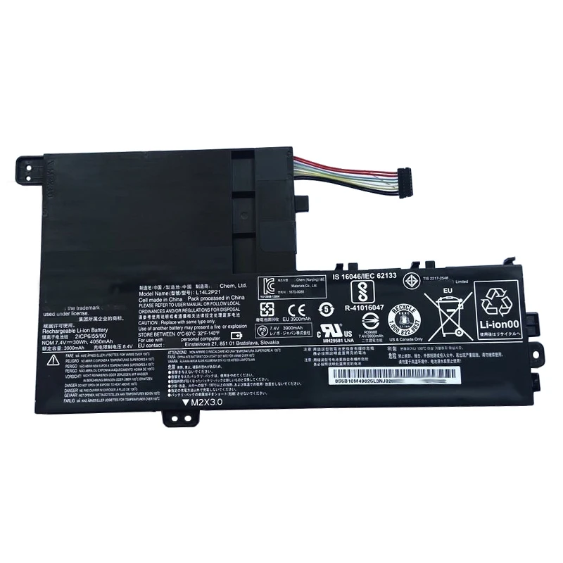 NOVA Bateria Original L15C2PB1 L15L2PB1 L15M2PB1 L14L2P21 Para Lenovo Yoga 510-14AST 510-14IKB 14ISK 15IKB 15ISK