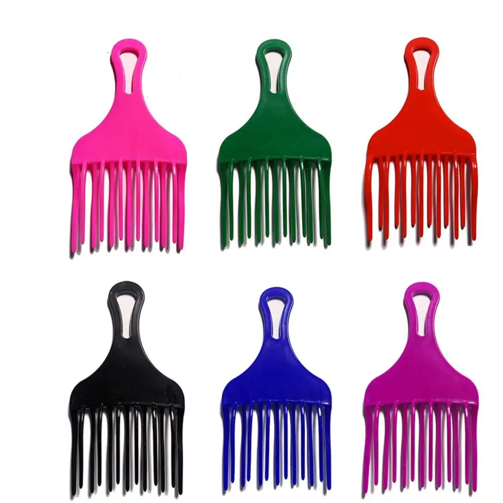 Professional Big Tooth Comb Plastic Double-layer Hair Styling Tool Weaving Curl Hairdressing Comb Hairdressing Salon