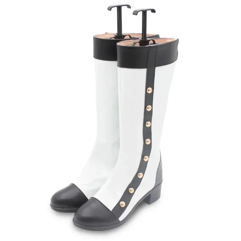 2025 22 XT8Itsuki Shu 게임 앙상블 스타즈 코스프레 소품 PU 가죽 신발 할로윈 카니발 부츠 액세서리 맞춤형 M@XT6!