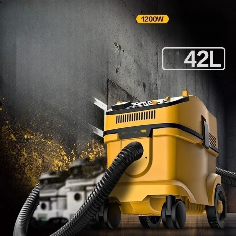 220V 1200W  42L High-power industrial wet dry dual-use vacuum cleaner, polishing machine, dedicated dust collector