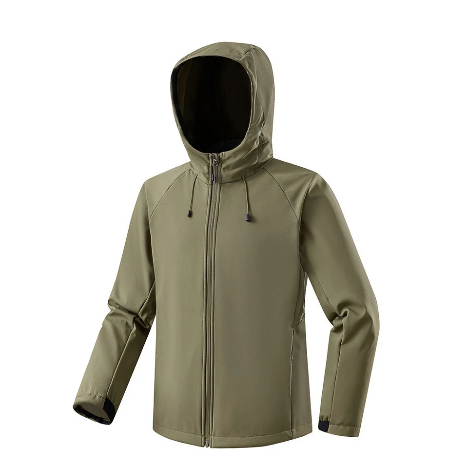 Men's Soft Polar Fleece Jacket with Pockets Lightweight Outdoor Recreation Full Zip Coat Winter Warm Jacket