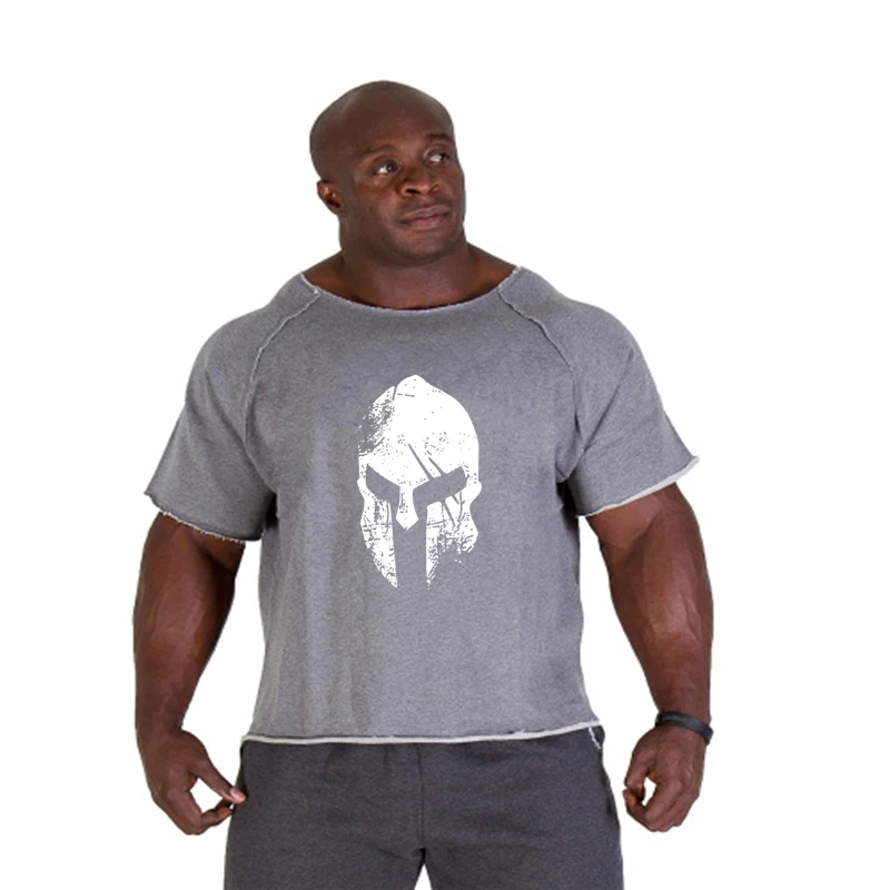 Men Oversize T-shirts Gym Fitness Clothing Mens No Pain No Gain T Shirt For Male Bodybuilding Tshirts Loose Breathable Clothes