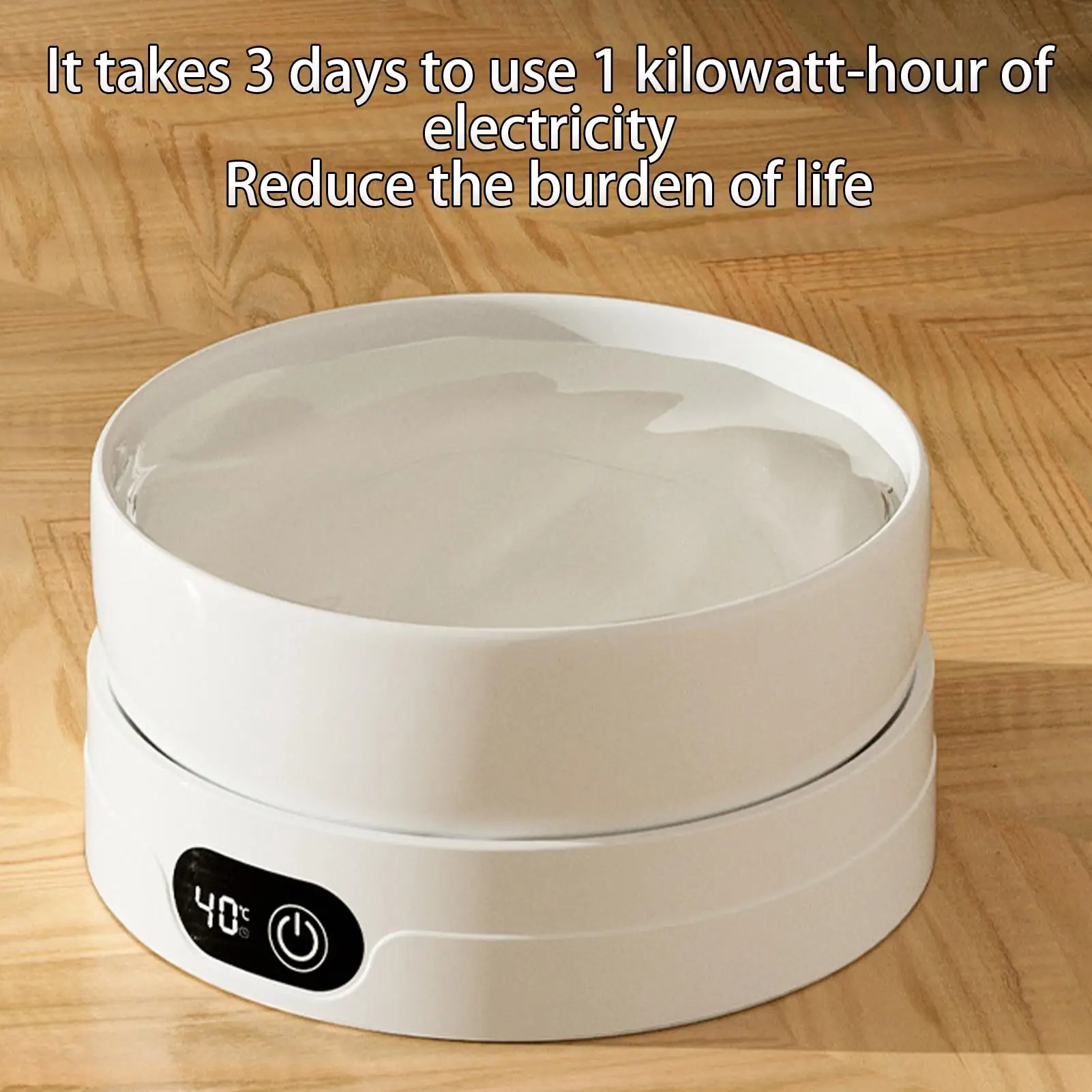 

Pet Heated Water Bowl Automatic No Freeze Pet Drinking Plate winter Thermal Heated Water Bowl for Cats Dogs Chicken Birds